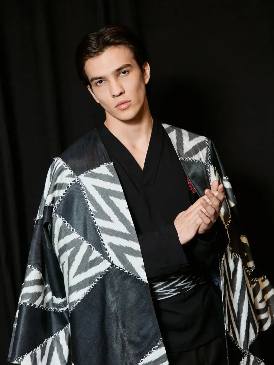 Patchwork Statement Coat